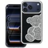 Teddy Bear Case iPhone 17 Pro Max Silver