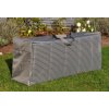 Záhradný obal / úložný box na vankúše 125 x 32 x 50 cm, sivý