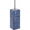 Wenko Nádoba na WC CORDOBA DARK BLUE + štětka WC 4008838164150