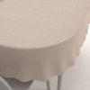 Biante Oválny obrus/imitácia brúsenej kože Alcantara ALC-009 Béžový 120x180 cm