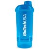 Šejker compact modrý 500 ml + 150 ml - BioTech USA