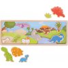 Bigjigs Toys magnetické puzzle dinosaury