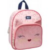 Predškolský ruksak jednokomorový Pekný Pret pre dievčatá ružový