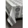 Obrus PVC 206D reliéfne ornamenty čierne na sivom podklade metráž, 20 m x 140 cm, IMPOL TRADE