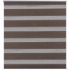VidaXL Roleta Zebra (70 x 120 cm) Kávová