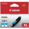 Canon originál ink CLI-551 XL C, 6444B001, cyan, 11ml, high capacity 6444B001