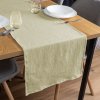 Biante Mušelínový behúň na stôl MSN-070 Svetlý pieskovo béžový 35x120 cm