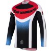dres TECHSTAR KNIF, ALPINESTARS (černá/bílá/modrá/červená, vel. XL)