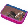 Bagmaster Dievčenské školský peračník koník CASE GALAXY 9 B BLUE/BROWN/PINK