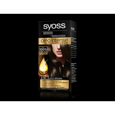 Syoss Oleo Intense 2-10 čiernohnedý