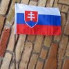 VLAJKA SLOVENSKO 45 x 30 CM NA TYČKE Z PLASTU