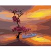 Diamondi Diamantové maľovanie - LOĎKA S NÁDHERNE KVITNÚCIM STROMOM Rámovanie: vypnuté plátno na rám, Rozmer: 40x50 cm