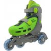 Truly TRISKATE BASIC, zelené kolečkové brusle - S - EU 31-34 (4 kolečka)