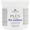 Kallos Plex No Yellow Hair Mask ošetrujúca maska s potlačením nežiadúcich žltých odleskov 275 ml