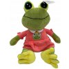 Plyšová Žaba 37 cm v Šatách – Roztomilá Plyšová Hračka Hračka na Maznanie