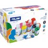 Sada temperových farieb MILAN 6ks 125 ml