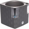 Plastkon Samozavlažovací květináč Cobble 14x14x14 cm antracitový