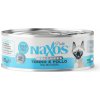 NAXOS CAT STERILIZED Konzerva pre sterilizované mačky s príchuťou tuniaka a kuracieho mäsa 85g