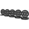 Set Olympijských Bumper kotoučů TUNTURI Platinum Černý - 150 kg