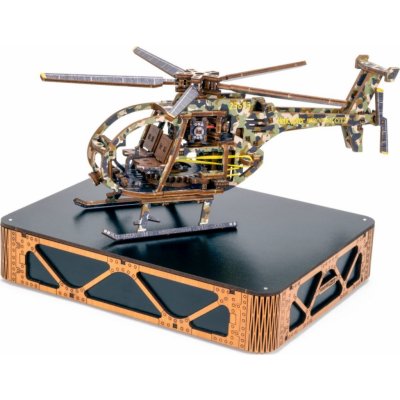 Wooden City 3D puzzle Vrtuľník Limitovaná edícia 178 ks