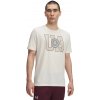 Pánske tričko s krátkym rukávom UNDER ARMOUR-UA COLLEGE CREST LOGO SS Šedá XL 25/26