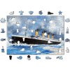 WOODEN CITY Dřevěné puzzle Titanic 2v1, 505 dílků EKO
