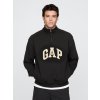 GAP Oversize mikina s logom Čierna XS