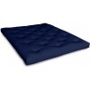 futons.cz FUTON natural latex (kaučuk) Navy 160*200 cm