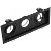Trio 651600332 zápustné bodové svietidlo Kenai 3x15W | GU10 - čierna