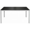 Záhradný jedálenský stôl z hliníkovou konštrukciou - čierny
