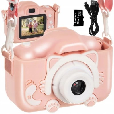 Iso Trade Kruzzel 16951 Detský digitálny fotoaparát 32 GB ružový