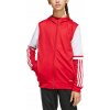 DETSKÁ MIKINA ADIDAS SQUADRA 25 HOODIE ČERVENO-BIELA JD4801, veľkosť 164 cm