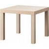 IKEA stolík LACK, štvorcový stôl, 55x55 cm, morená dubová dyha