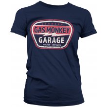 Gas Monkey Tričko dámske Garage Vintage Custom navy