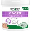 Vet's Best Clean Ear Finger Pads vlhčené obrúsky na čistenie uší 50 ks