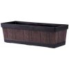 Strend Pro Kvetináč GDA Woodeff 816 teak 46x17x14 cm
