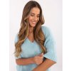 Sweater-MI-SW-2103.07-light blue svetlomodrá One size Italy Moda 5906694012815