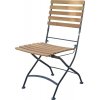 Sunfun Moni Záhradná stolička bez podrúčok, 45 x 57 x 88 cm, oceľ, drevo z akácie, béžová 1302500