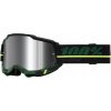 100 % Accuri 2 Okuliare MX Enduro ATV MTB Strieborné zrkadlo Rýchle