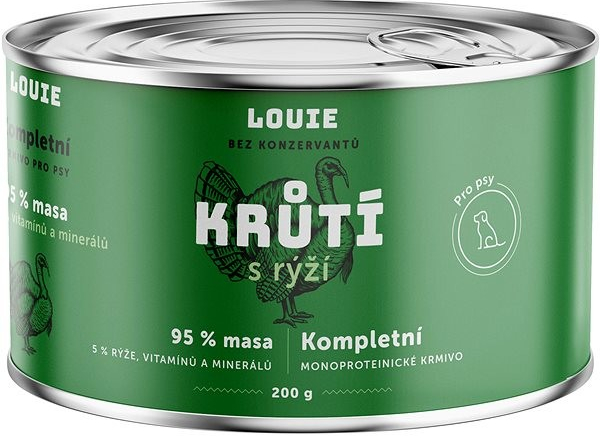 Louie Adult morka s ryžou 200 g