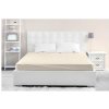 Krémové mikrovláknové posteľné prestieradlo bez napínacej gumičky Šírka 210 cm | Dĺžka 230 cm hnedá Nie Mikrovlákno