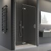 SANSWISS PUR Jednokrídlové dvere ľavé s pevnou stenou v rovine, chróm číre PU13PG0901007