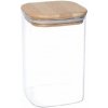 4Home Sklenená dóza na potraviny s viečkom Bamboo 950 ml