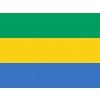 Gabon vlajka - 150 x 225 cm - tunel, karabína