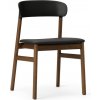 Normann Copenhagen Stolička Herit Chair Spectrum Leather – čierna/dymový dub