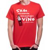 Fajntričko Vin Vinárske tričko - Záchranár, Farba **červená**, Strih/ Variant Pánsky / UNISEX