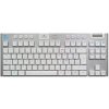 Logitech G915 TKL Tenkeyless LIGHTSPEED Wireless RGB Mechanical Gaming Keyboard - GL Tactile - WHITE - US INT'L