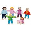 Goki Ohybné figúrky Moderná rodina, 6 ks