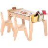 Detská sada stôl a dve stoličky s doplnkami