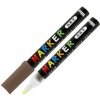 Popisovač M&G Acrylic Marker 2 mm akrylový, Brown S421
